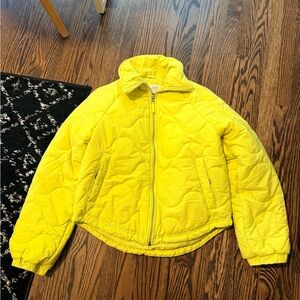 Universal Thread Sunny Yellow Puffer Jacket